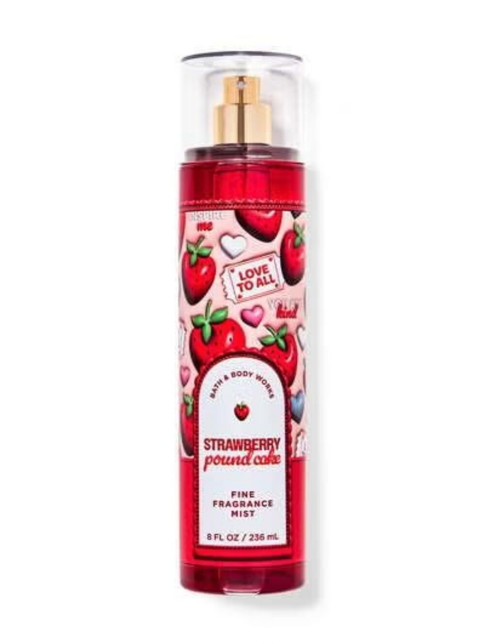 Bath and Body Works Strawberry Pound Cake Fine Fragrance Mist